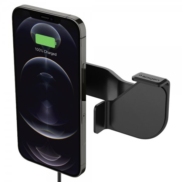 Spigen autoteline langattomalla OneTap Pro -latauksella, Screen Car Mount, Tesla MagFit