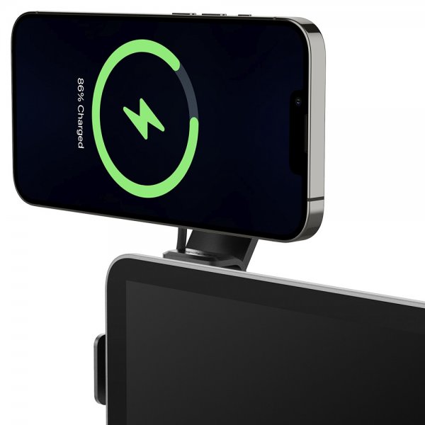 Spigen autoteline langattomalla OneTap Pro -latauksella, Screen Car Mount, Tesla MagFit