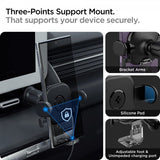 Spigen Autoteline OneTap Universal Air Vent UTS12 Musta