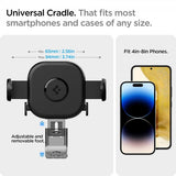 Spigen Autoteline OneTap Universal Air Vent UTS12 Musta