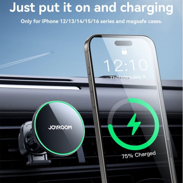 Joyroom Autoteline Qi2 15W Magneettinen Langaton Autolaturiteline