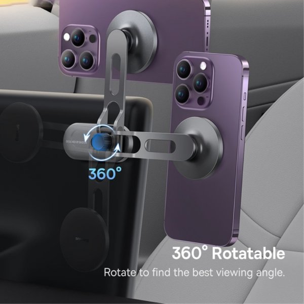 Baseus autoteline T-Space Series taitettava Tesla-kiinnike puhelinteline MagSafe
