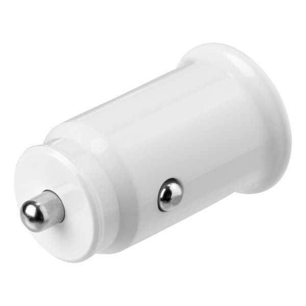 Deltaco Autolaturi 12W Kaksi USB-A Valkoinen