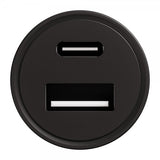 X2O Autolaturi 30W Kaksois-USB-C/USB-A GaN Musta