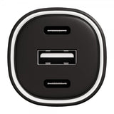 X2O Autolaturi 60W Kolmois-USB-C/USB-A GaN Musta