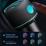 Joyroom autolaturi CCN01 60W Autolaturi valopainikkeella USB-A USB-C