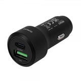Deltaco Autolaturi Pikalataus Dual USB -autolaturi
