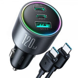 Joyroom autolaturi JR-CCN07 3-porttinen autolaturi 120W