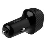 Deltaco Autolaturi USB-A USB-C Pikalataus 36W Musta