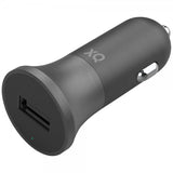 Xqisit Autolaturi Lightning-kaapelilla 1m 12W Musta