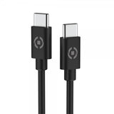 Celly-autolaturi USB-C-kaapelilla CCMINITYPEC 20W, musta