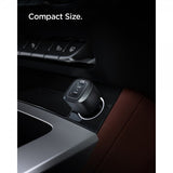 Spigen autolaturi PowerArc ArcStation Dual Port 75W musta