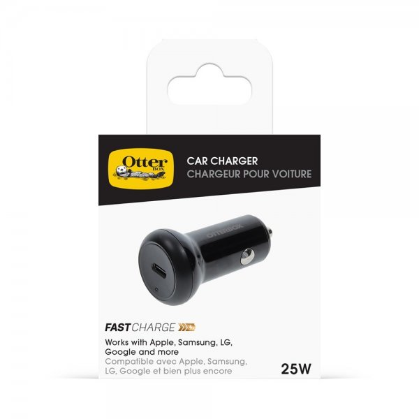 Otterbox Autolaturi USB-C 25W Musta