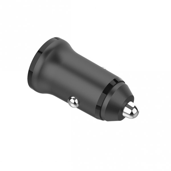 Gear Autolaturi USB-C PD 30W + USB-A QC18W Musta