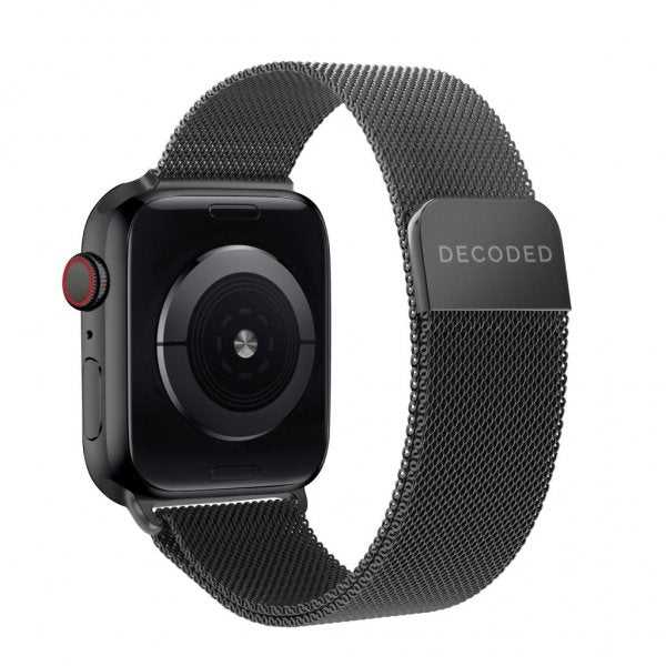 Decoded Apple Watch 38/40/41/42mm ranneke Milan Traction Strap Musta