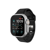 KeyBudz Apple Watch 44/45/46mm/Apple Watch Ultra -ranneke Journey Carbon Black