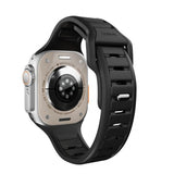 KeyBudz Apple Watch 44/45/46mm/Apple Watch Ultra -ranneke Journey Carbon Black