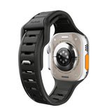 KeyBudz Apple Watch 44/45/46mm/Apple Watch Ultra -ranneke Journey Carbon Black