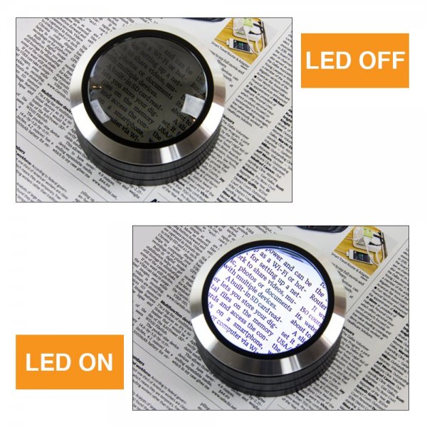 Satechi ReadMate – suurennuslasi LED-valolla, alumiinia
