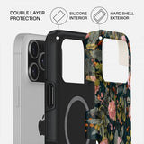Burga iPhone 17 Pro Max kuori Tough MagSafe Bloomy Garden