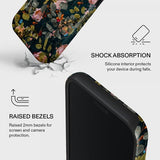 Burga iPhone 17 Pro Max kuori Tough MagSafe Bloomy Garden