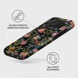 Burga iPhone 17 Pro Tough MagSafe -suojakuori, Bloomy Garden