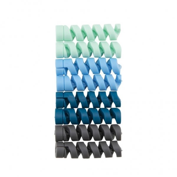 Bluelounge CableCoil Mini - 8 kpl sininen