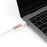 Bluelounge CableCoil Mini – 9 kpl vaaleanpunaisia