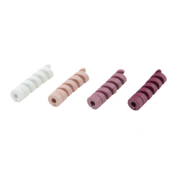 Bluelounge CableCoil Mini – 9 kpl vaaleanpunaisia