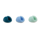 Bluelounge CableDrop Mini Ombre - 9 kappaleen pakkaus, sininen