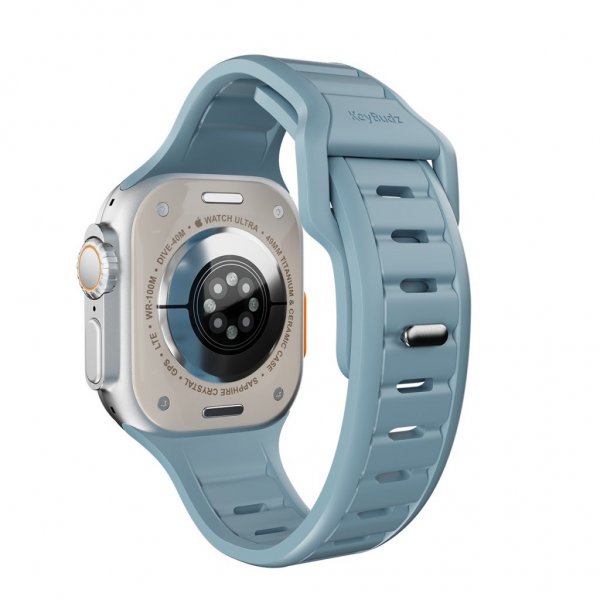KeyBudz Apple Watch 44/45/46mm/Apple Watch Ultra -ranneke Journey Tidal Blue