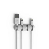 Bluelounge CableDrop Multi johtopidike 2 kpl, valkoinen