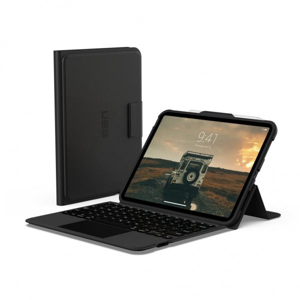 Urban Armor Gear (UAG) iPad 10.9 (gen 10)/iPad 11 (A16) Kotelo näppäimistöllä Pohjoismainen Musta