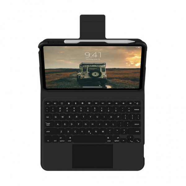 Urban Armor Gear (UAG) iPad 10.9 (gen 10)/iPad 11 (A16) Kotelo näppäimistöllä Pohjoismainen Musta
