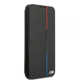 BMW Samsung Galaxy S21 FE -suojakuori Triangle Pattern & Tricolor Stripe, musta