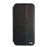 BMW Samsung Galaxy S22 Plus -suojakuori, Triangle Pattern & Tricolor Stripe, musta