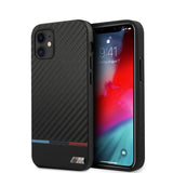 BMW iPhone 12 Mini Kuori Tricolore Musta