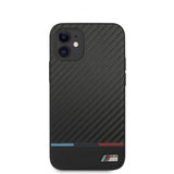 BMW iPhone 12 Mini Kuori Tricolore Musta