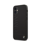BMW iPhone 12 Mini Kuori Logokaiverrettu Musta