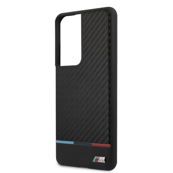 BMW Samsung Galaxy S21 Ultra Kuori Dynamic Carbon Musta