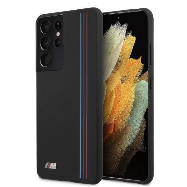 BMW Samsung Galaxy S21 Ultra Kuori Tricolore Musta