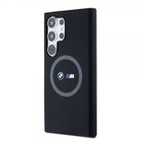 BMW Samsung Galaxy S24 Ultra Kuori painetuilla logoilla MagSafe Musta