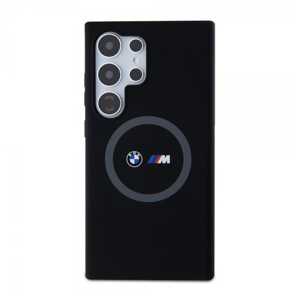 BMW Samsung Galaxy S24 Ultra Kuori painetuilla logoilla MagSafe Musta