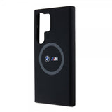 BMW Samsung Galaxy S24 Ultra Kuori painetuilla logoilla MagSafe Musta