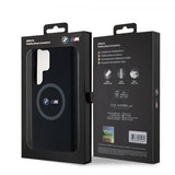 BMW Samsung Galaxy S24 Ultra Kuori painetuilla logoilla MagSafe Musta