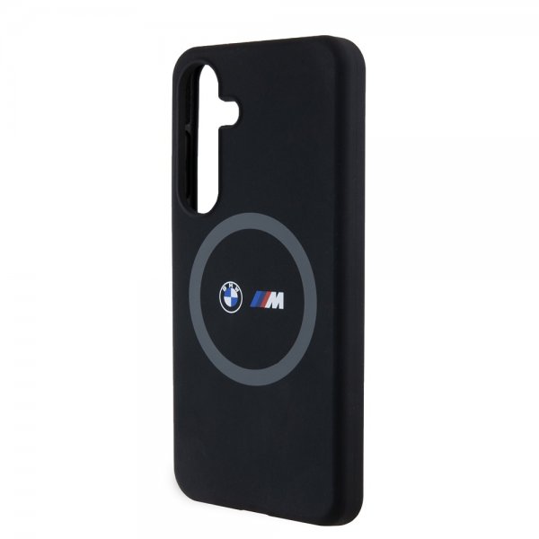 BMW Samsung Galaxy S24 Kuori painetuilla logoilla MagSafe Musta