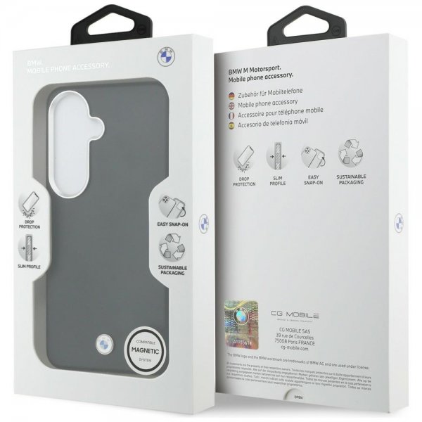 BMW Samsung Galaxy S26 Plus Kuoret Metallilogo MagSafe Musta