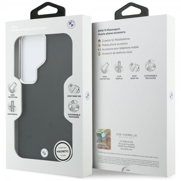 BMW Samsung Galaxy S26 Ultra Kuoret Metallilogo MagSafe Musta