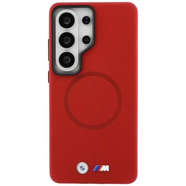 BMW Samsung Galaxy S26 Ultra Kuori Teksturoitu MagSafe Punainen