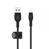 Belkin BOOST CHARGE USB-A–LTG-punottu silikoni 1 m, musta